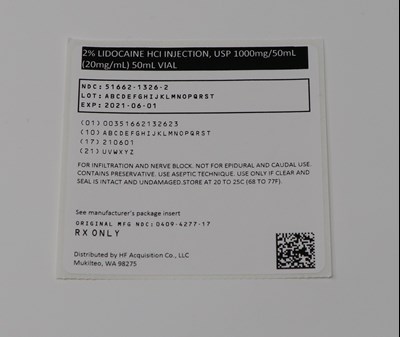 5166213262 label.jpg Serialized Pouch Label - 5166213262 label